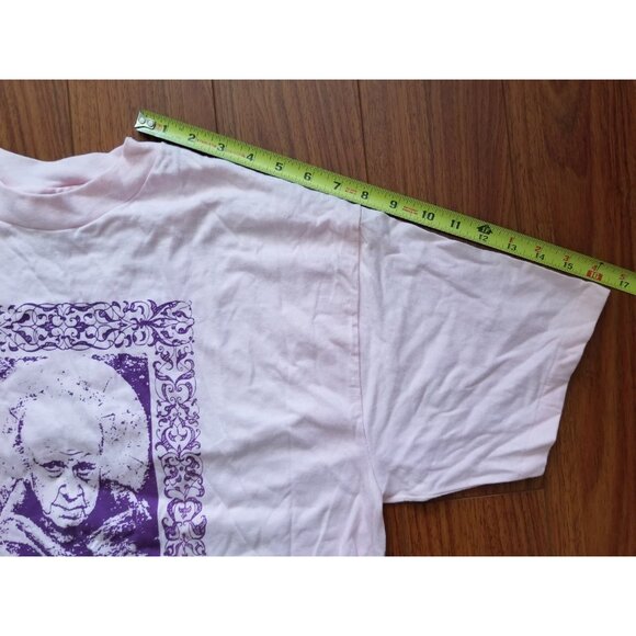 Vintage Beato Harry Hay Pink graphic Made In USA T-Shirt Large MINT C - Picture 9 of 12